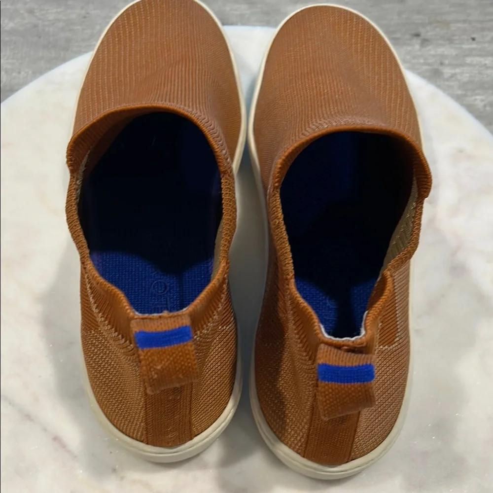 Rothy's Tan Brown Slip-On Sneakers